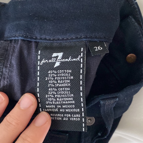 7 for all mankind high rise skinny - Picture 5 of 5